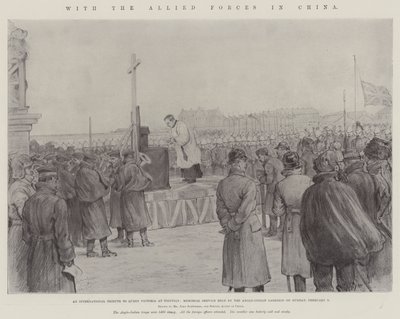 With the Allied Forces in China by Johann Nepomuk Schonberg